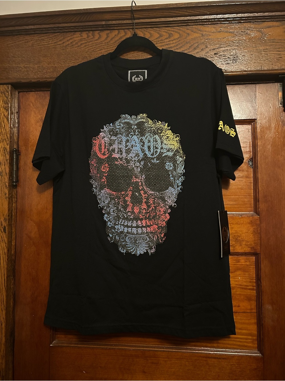 CR-24 black graphic T-shirt size Medium